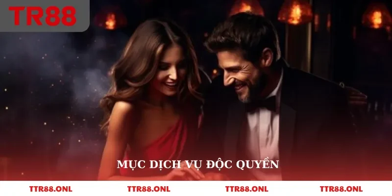 Mục dịch vụ độc quyền 